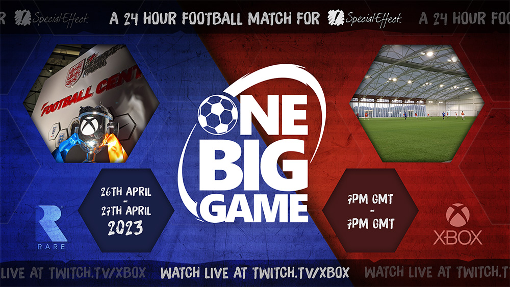 One Big Game logo with event details