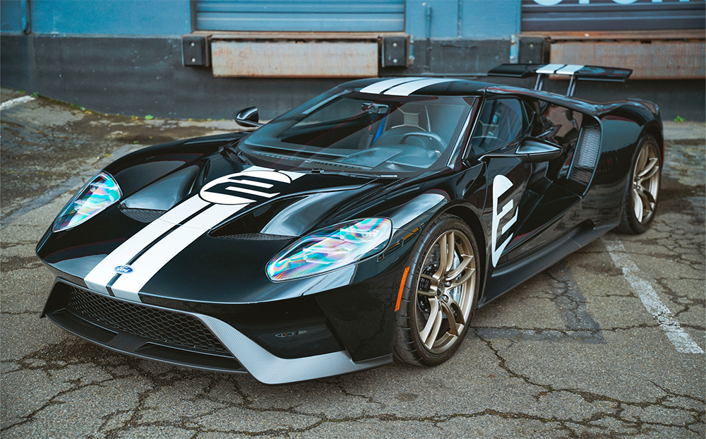 Ford GT Supercar on a parking lot