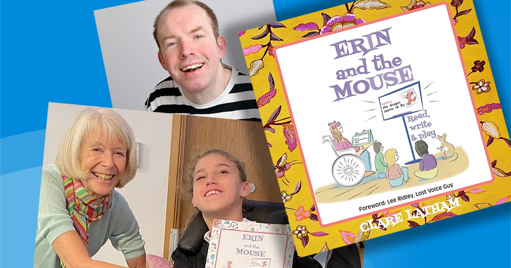 Cover of the book alongside smiling images of Lee Clare and Erin.